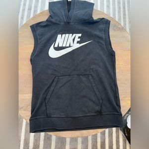 Nike sleeveless hoodie